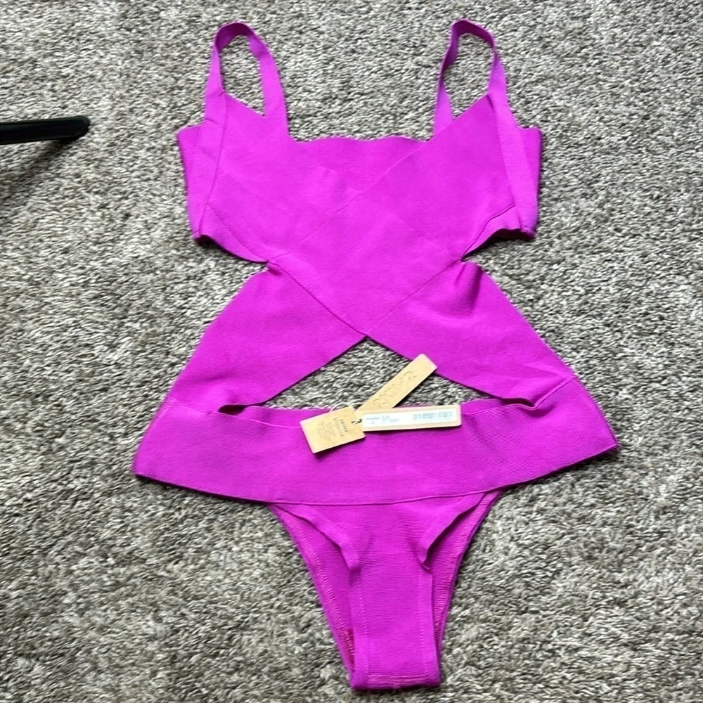 SKIMS knit monokini sz large and XL lollipop/pink 2 available